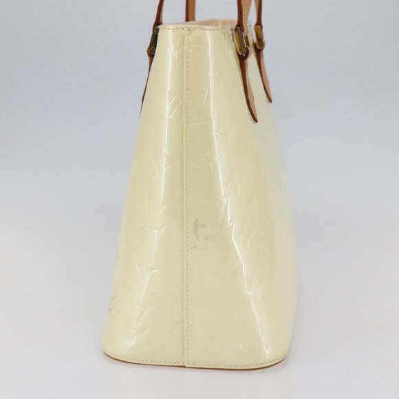 LOUIS VUITTON Monogram Vernis Houston Hand Bag Perle - Picture 5 of 15